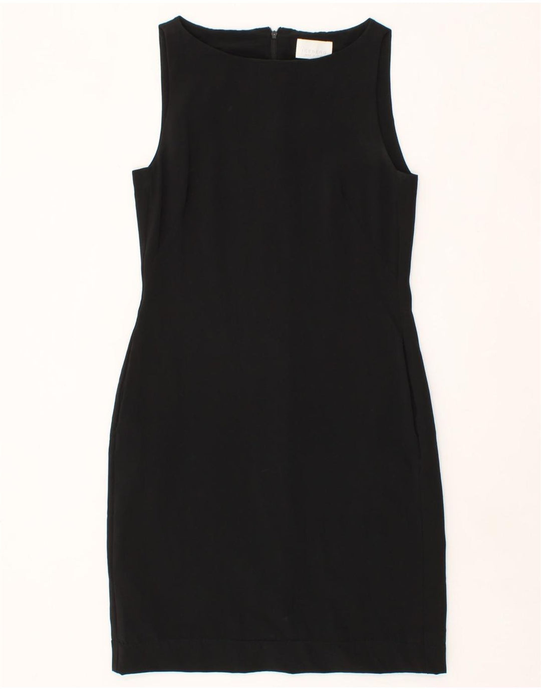 ICEBERG Womens Sleeveless Sheath Dress IT 40 Small Black Acetate Vintage Iceberg and Second-Hand Iceberg from Messina Hembry 