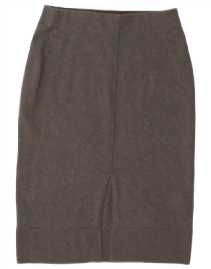 Cos Femme Jupe Crayon En Tricot Petite W27 Laine Grise
