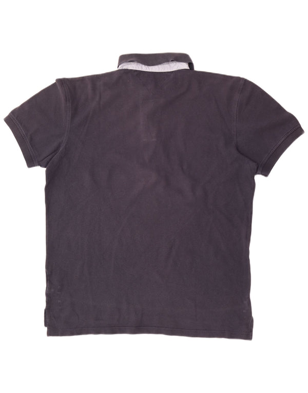 Tommy Hilfiger Polo Homme XL Bleu Marine Coton
