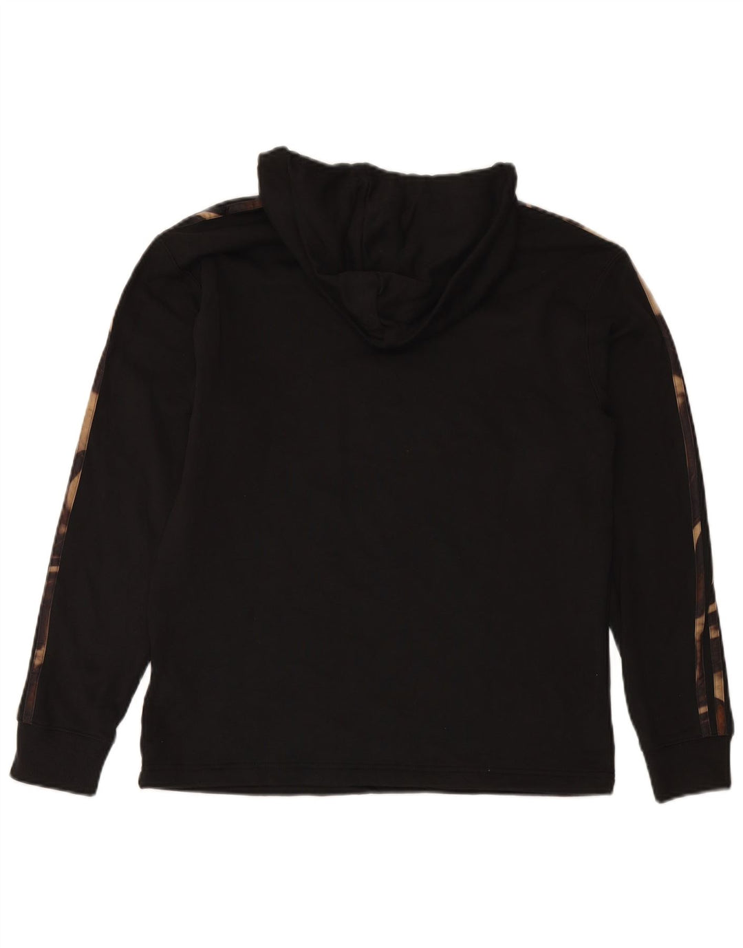 ADIDAS Pull à capuche pour femme UK 12/14 Coton camouflage noir moyen