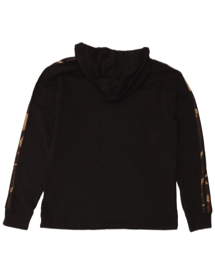 ADIDAS Pull à capuche pour femme UK 12/14 Coton camouflage noir moyen