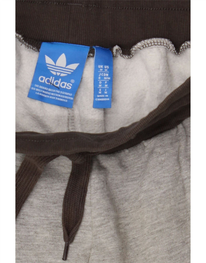 ADIDAS Short de Sport Homme Gris Moyen Colorblock Coton