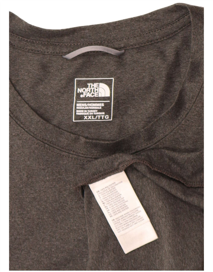The North Face T-Shirt Homme Top 2XL Gris Polyester