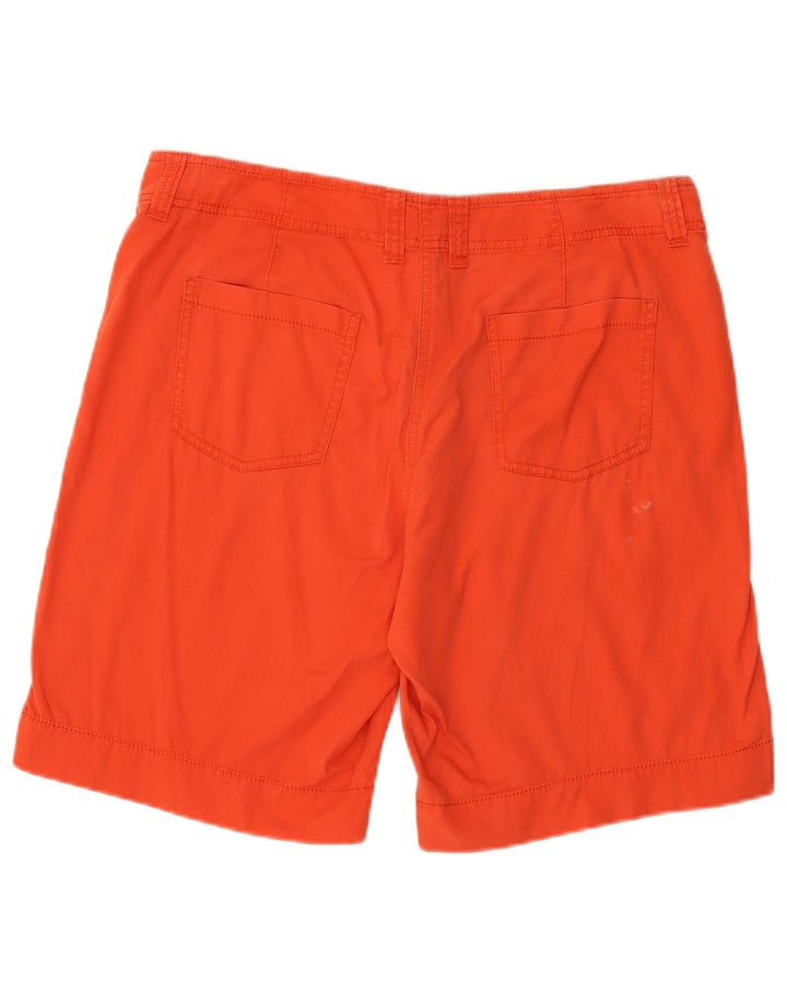 Marks & Spencer Short cargo pour femme UK 14 Large W34 Orange Coton