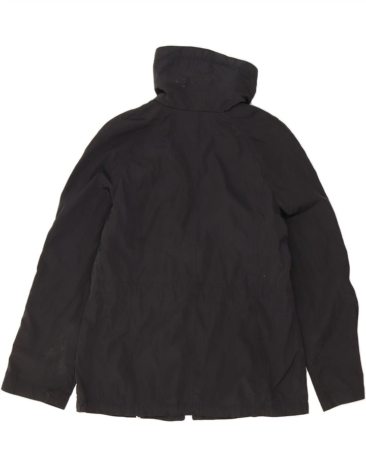 MICHAEL KORS Womens Rain Jacket UK 14 Medium Black Polyester Vintage Michael Kors and Second-Hand Michael Kors from Messina Hembry 