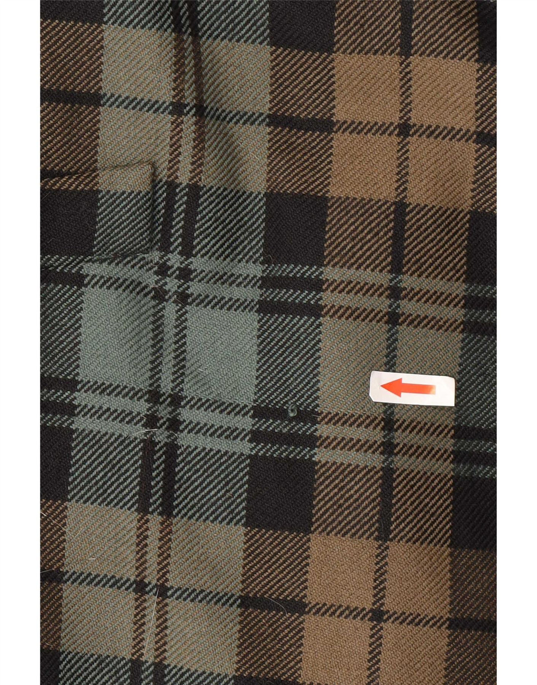 Manteau croisé pour femmes Alberto Biani IT 42 Medium Vert à carreaux