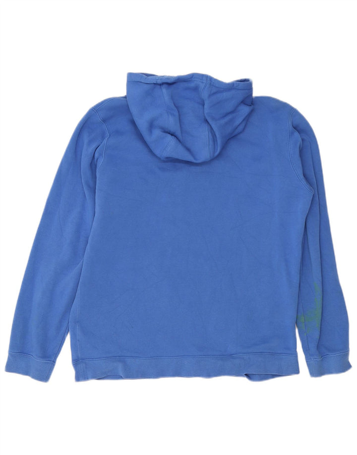 Nike Pull à capuche pour homme en coton bleu Taille L