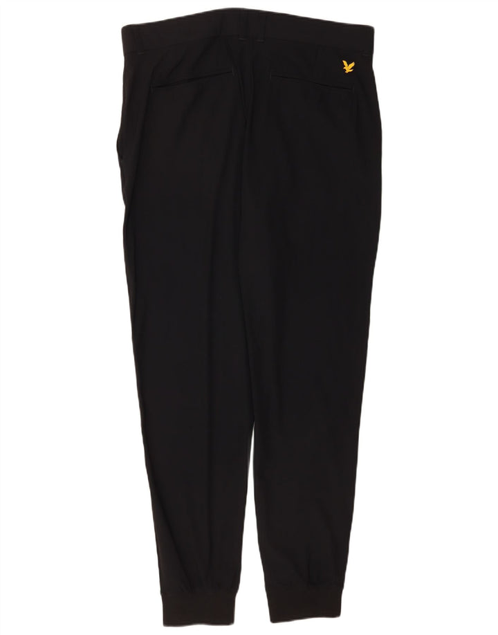 Lyle & Scott Pantalon Chino Joggers Homme Noir W36 L30 Polyamide