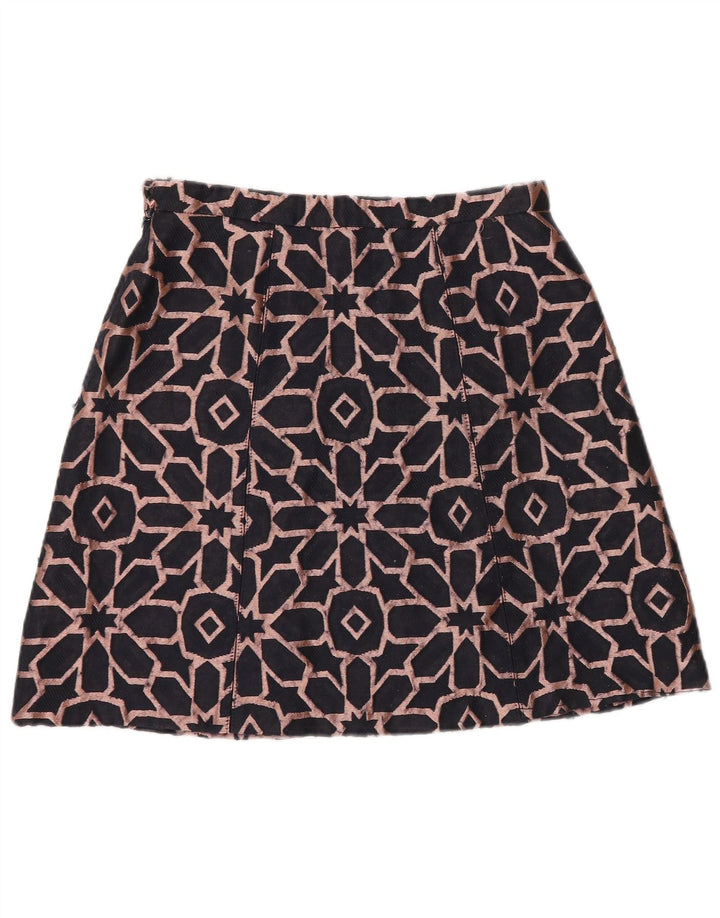 Max&Co. Mini-jupe Femme UK 6 XS W26 Bleu Marine Géométrique Polyester