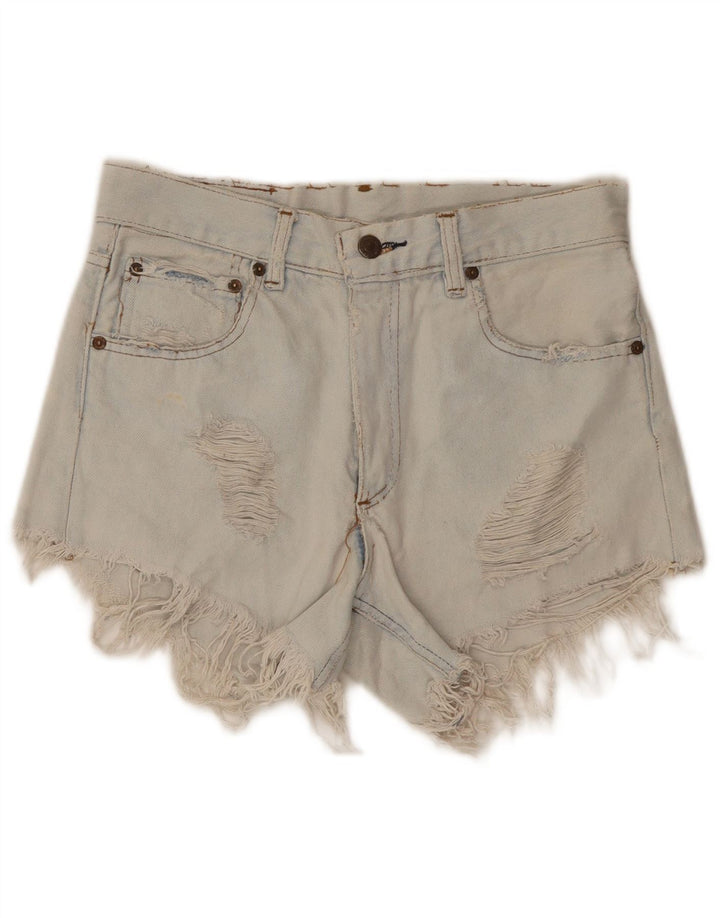 Levi's Short en Denim Déchiré W28 Femme Bleu Moyen