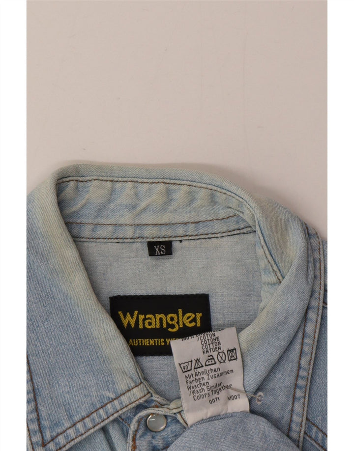 Wrangler Chemise en Jean Homme XS Bleu Coton