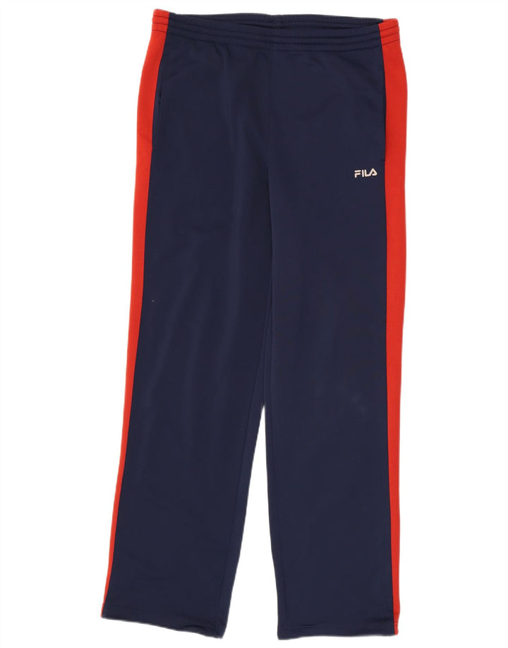 Fila Pantalon De Survêtement Homme Bleu Marine Moyen Colorblock Polyester