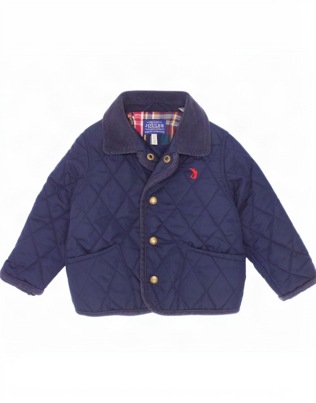Joules Veste matelassée bébé garçon 12-18 mois Bleu marine Polyester