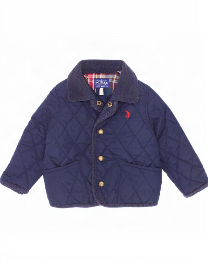 Joules Veste matelassée bébé garçon 12-18 mois Bleu marine Polyester