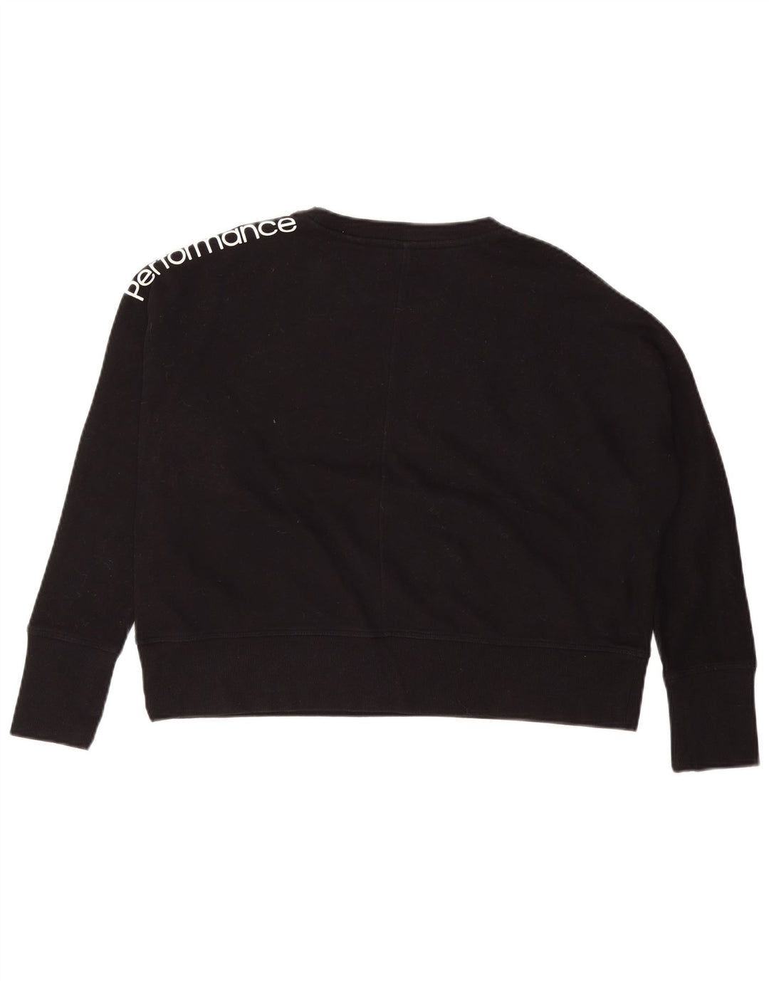 CALVIN KLEIN Sweat-shirt graphique pour femme UK 14 Medium Noir