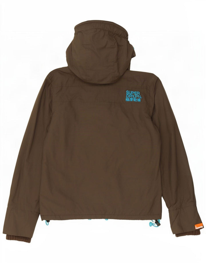 Superdry Veste coupe-vent graphique pour femme UK 14 Kaki moyen