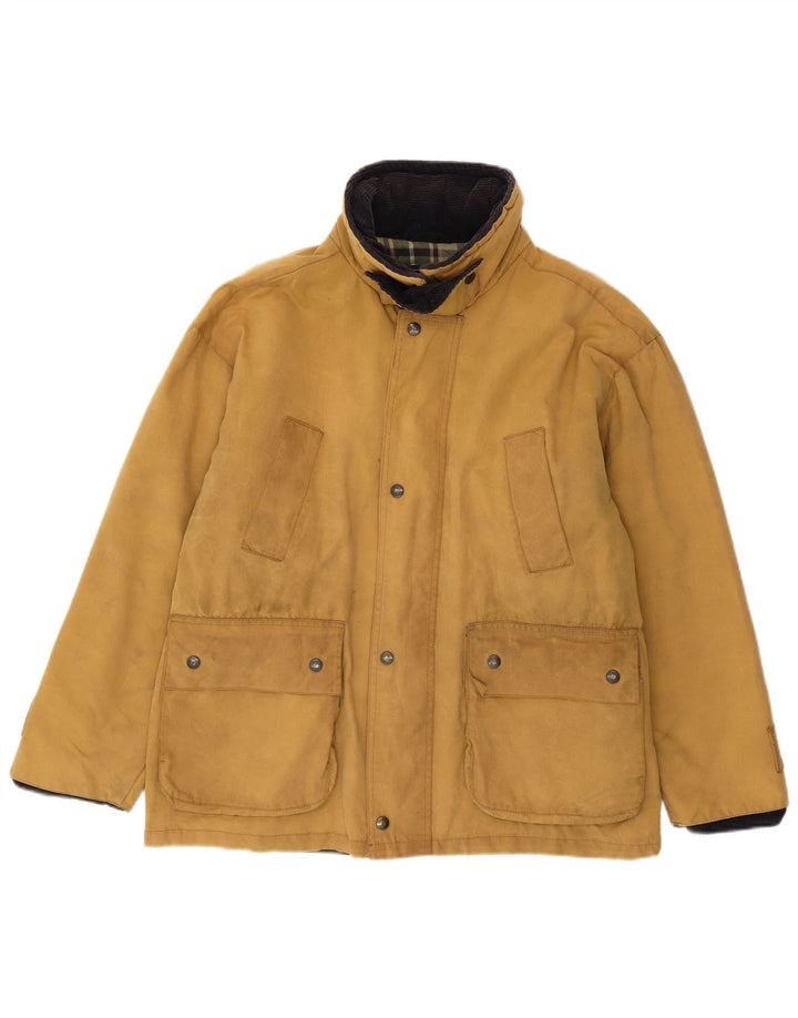 P.G.Field Veste en coton ciré pour homme UK 38 Beige moyen