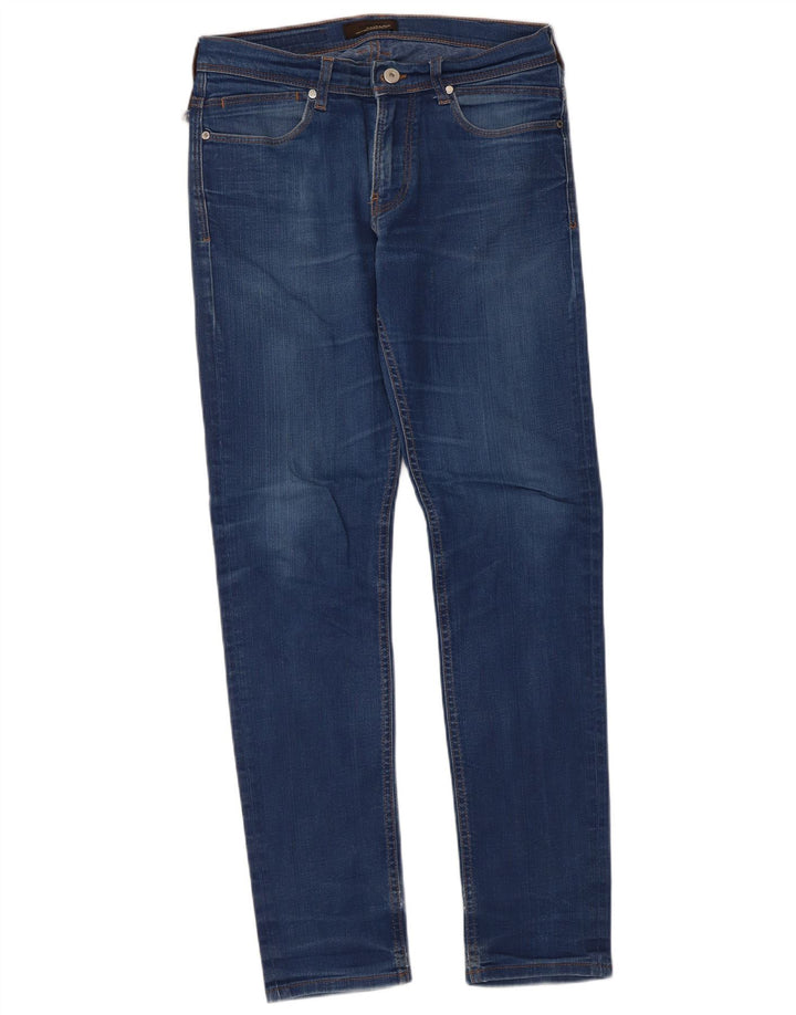 Zara Jean Slim Homme EU 40 Moyen W31 L31 Bleu