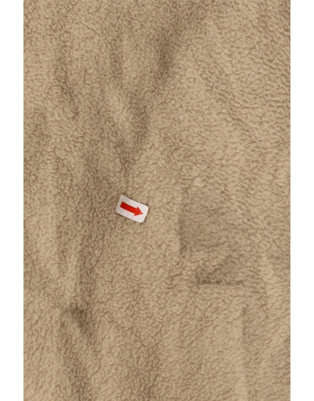 FILA Veste polaire homme UK 36 Small Beige Colourblock Polyester