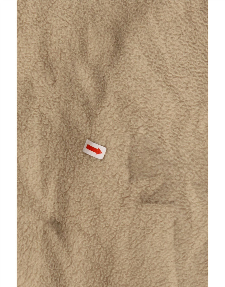 FILA Veste polaire homme UK 36 Small Beige Colourblock Polyester