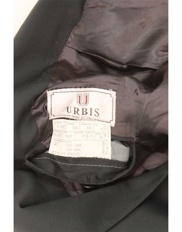 Ing Loro Piona & Co. Veste blazer croisée pour homme IT 58 4XL Noir