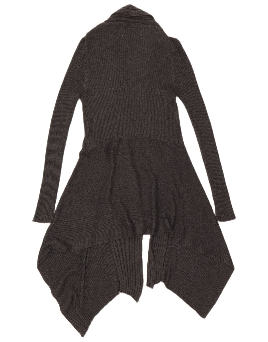 Marks & Spencer Pull cardigan asymétrique pour femme UK 10 Small Gris