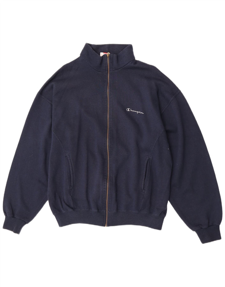 Champion Veste de Survêtement Homme XL Bleu Marine Coton
