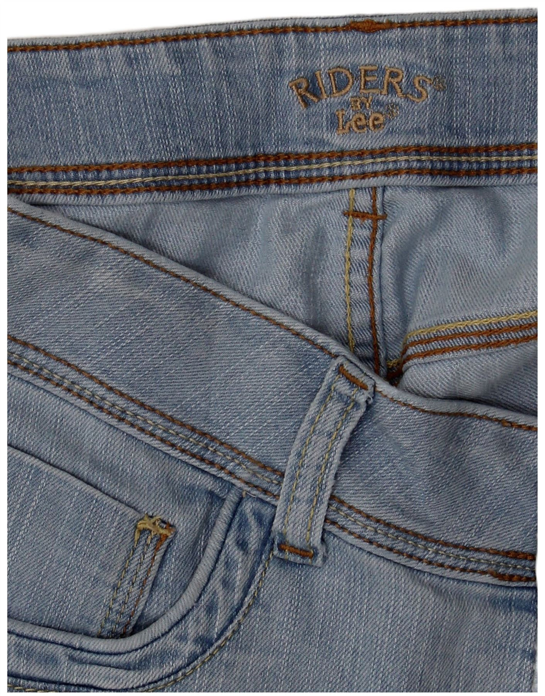 Lee Short en jean Riders W34 pour femme, grand bleu