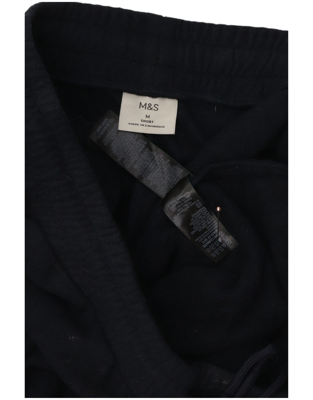 Marks & Spencer Pantalon de Survêtement Homme Bleu Marine Moyen Polyester