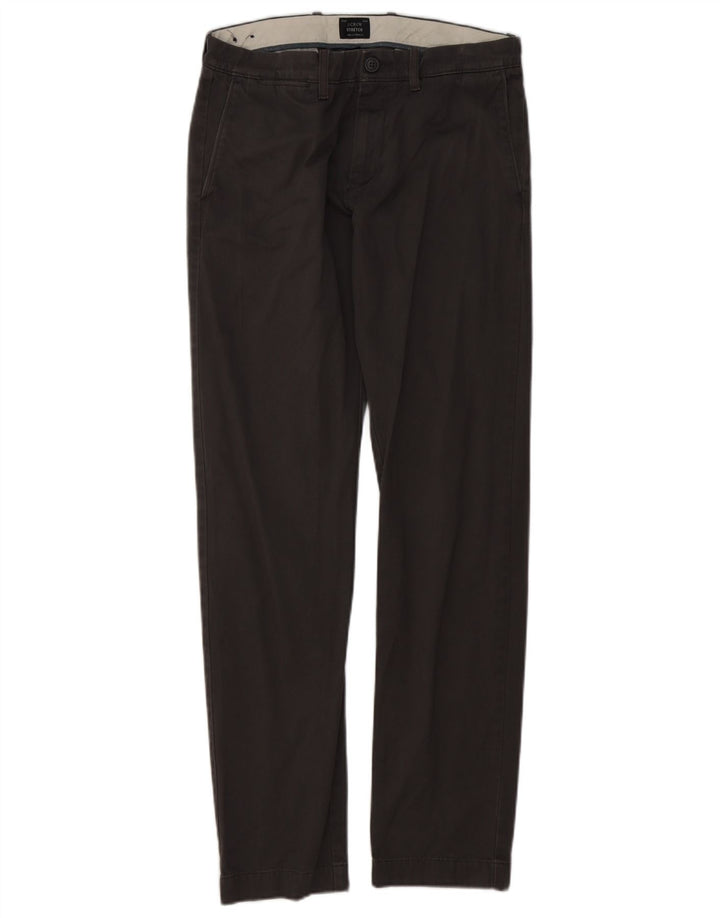 J. CREW Pantalon Chino Slim Homme W30 L32 Gris Coton