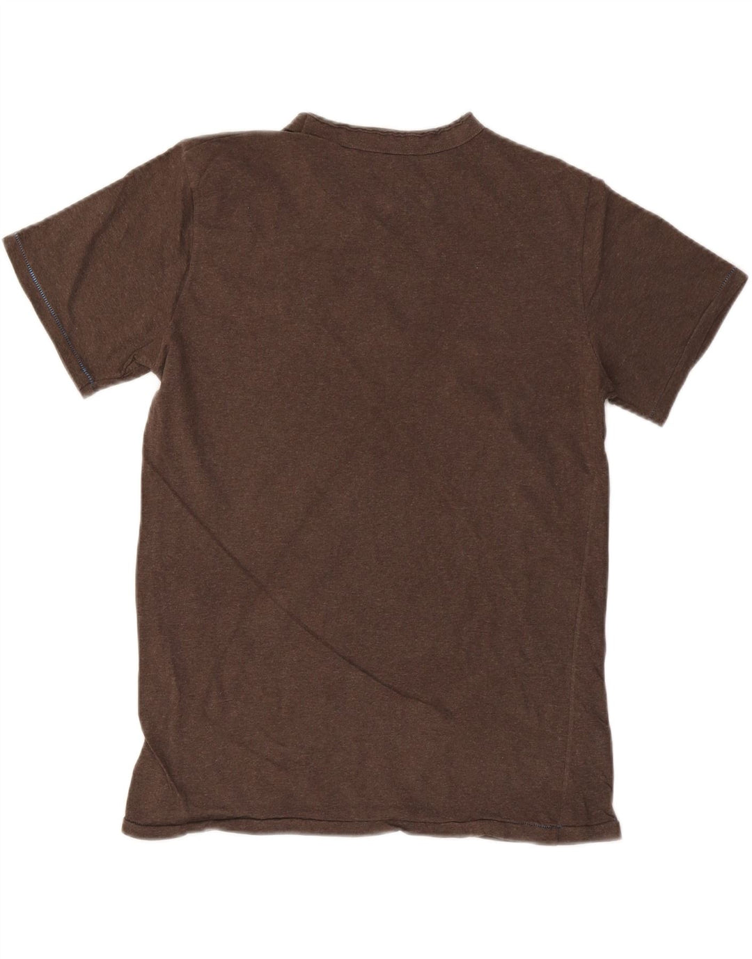 BENETTON T-Shirt Homme Marron Moyen