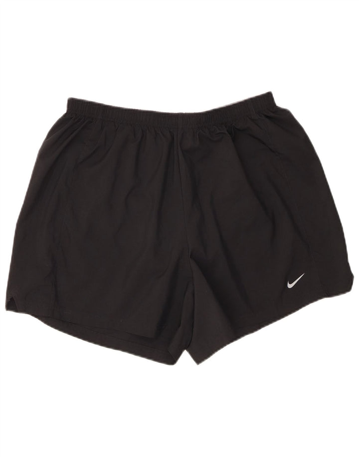 Short de sport Nike Fit Dry pour hommes, grand, noir, polyester