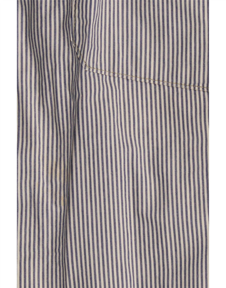 MURPHY & NYE Pantalon chino Sailmakers pour homme W36 L32 Bleu à fines rayures