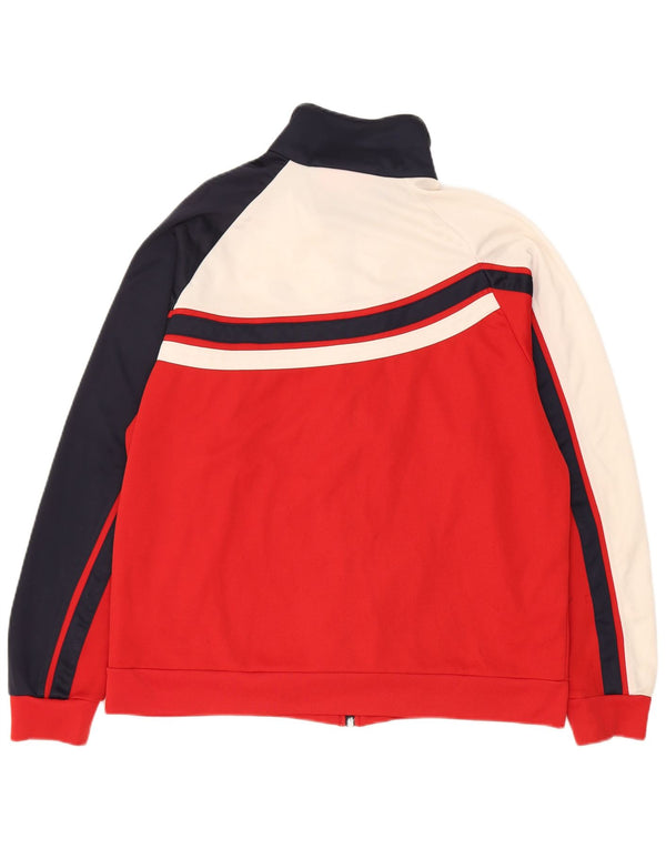 Lotto Veste de survêtement pour femme UK 16 Large Rouge Colourblock