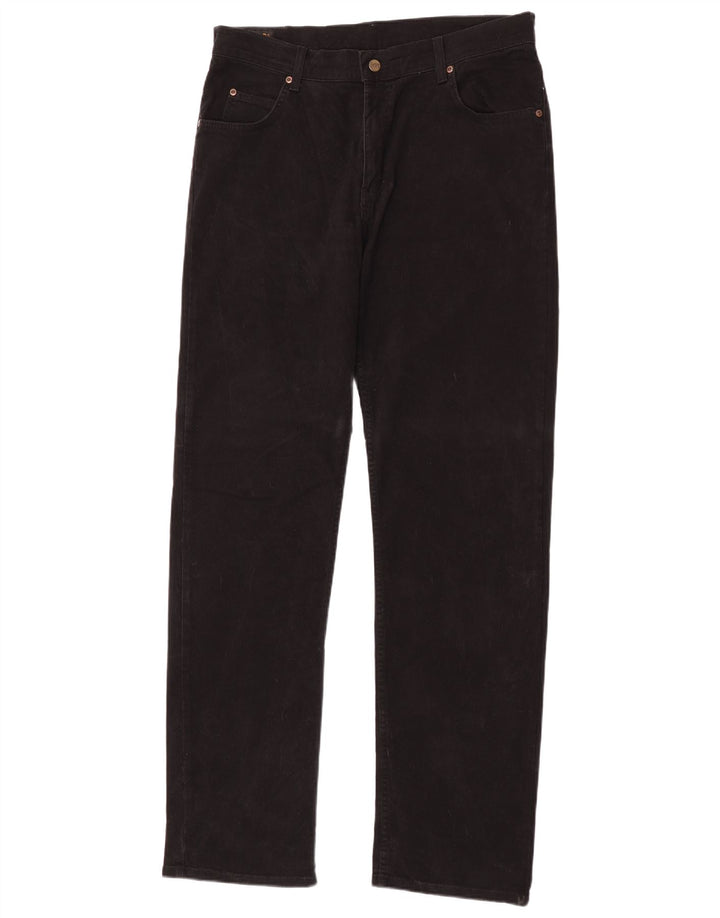 Lee Jean Droit Brooklyn Homme W36 L36 Noir Coton