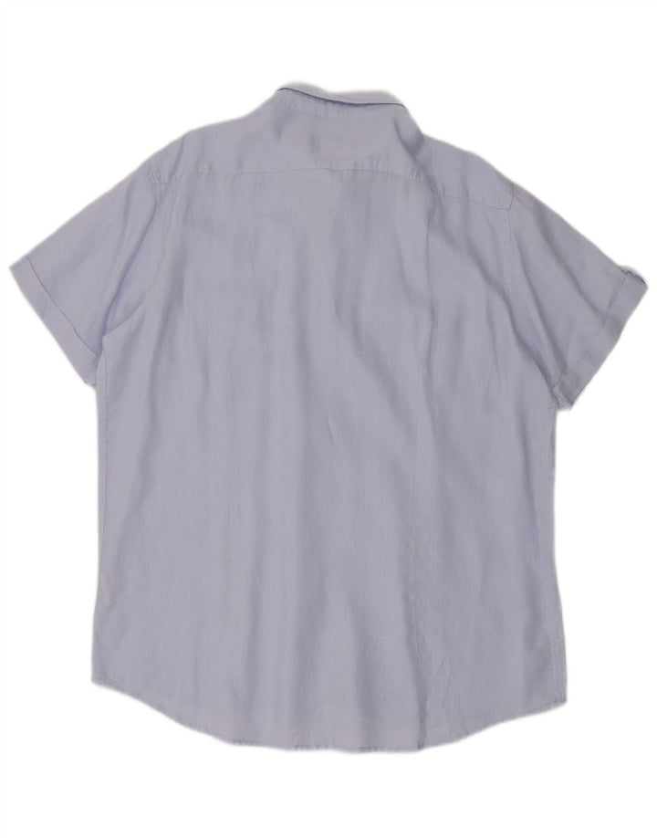 Carrera Chemise à manches courtes XL Bleu Lin