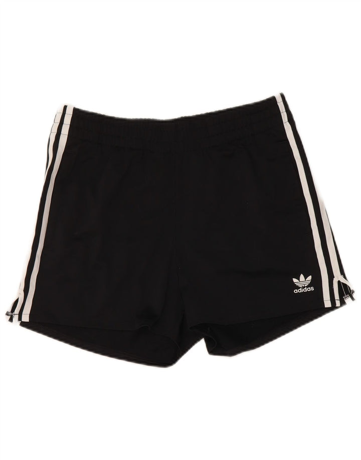 Adidas Short de sport pour femme UK 10 Petit Noir Polyester