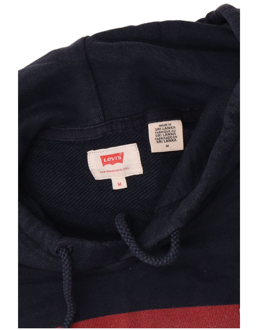 Levi's Pull à Capuche Graphic Homme Bleu Marine Moyen Coton