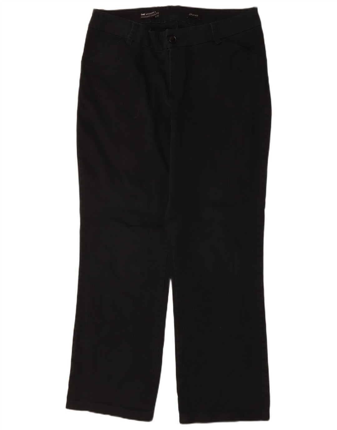 LEE Pantalon décontracté droit coupe courbée pour femme W36 L30 Bleu marine