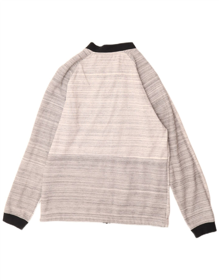 NIKE Veste de survêtement pour homme en coton rayé gris moyen