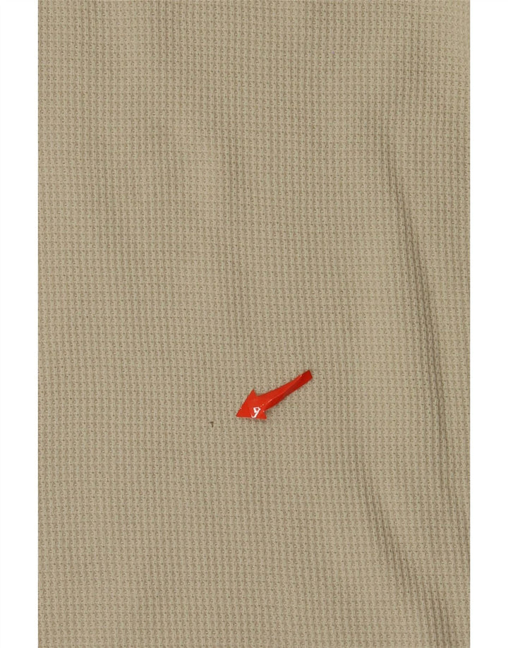 Reebok Polo Homme Large Beige Coton
