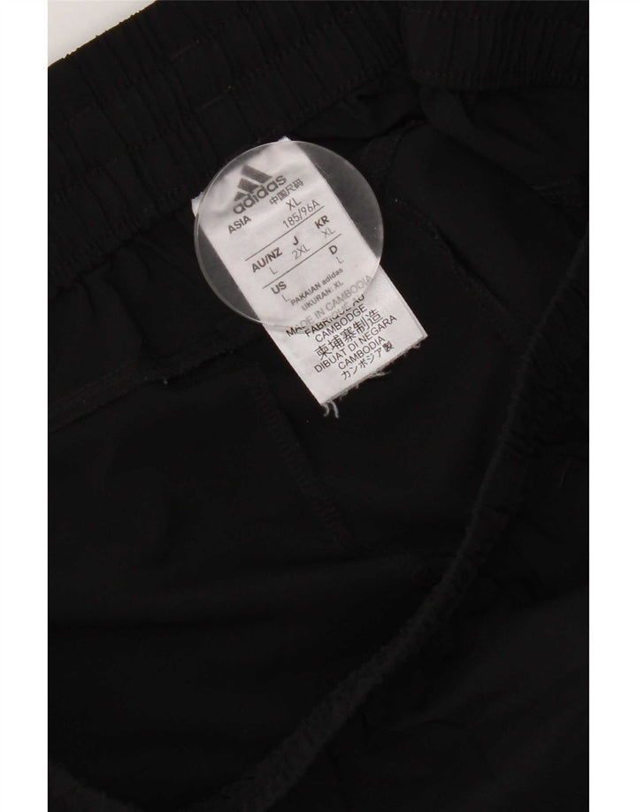Adidas Short de sport graphique pour homme XL Noir Polyester