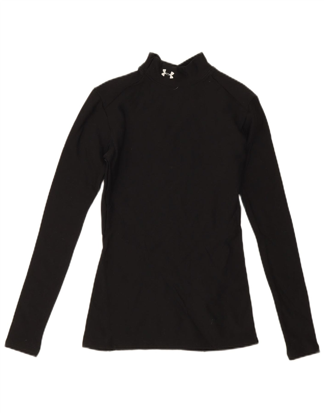 Under Armour Haut à manches longues pour femme UK 10 Small Noir Nylon