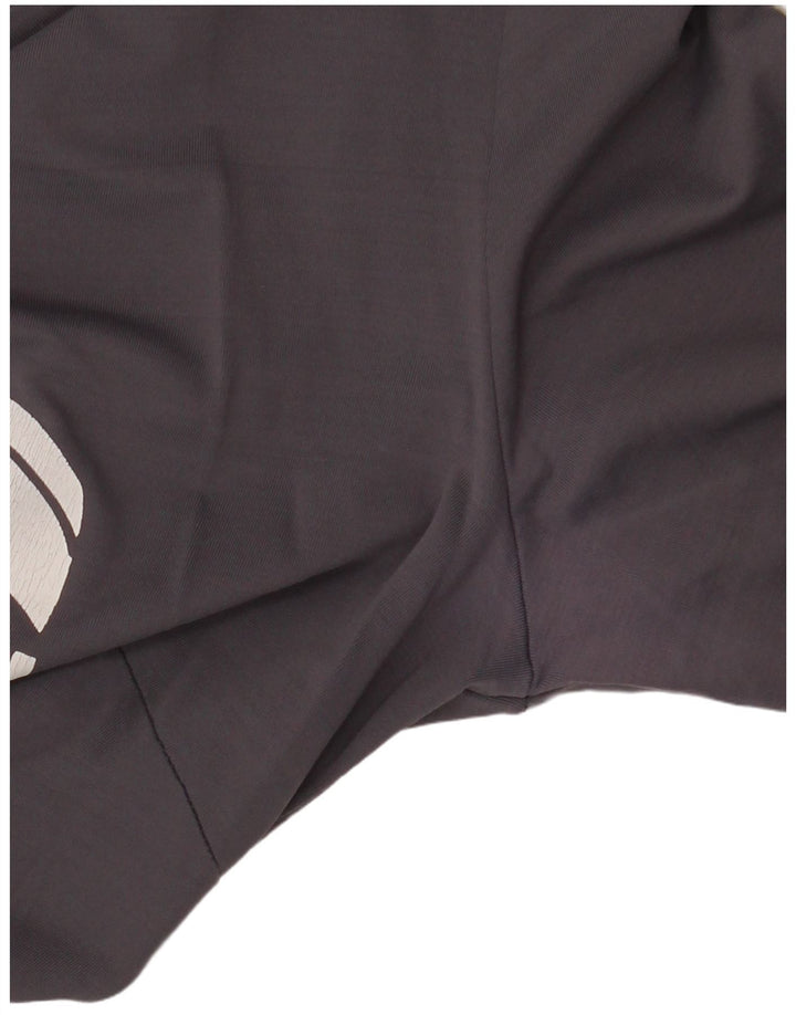 Guess Robe T-Shirt Graphique à Manches 3/4 pour Femme UK 12 Gris Moyen Polyamide