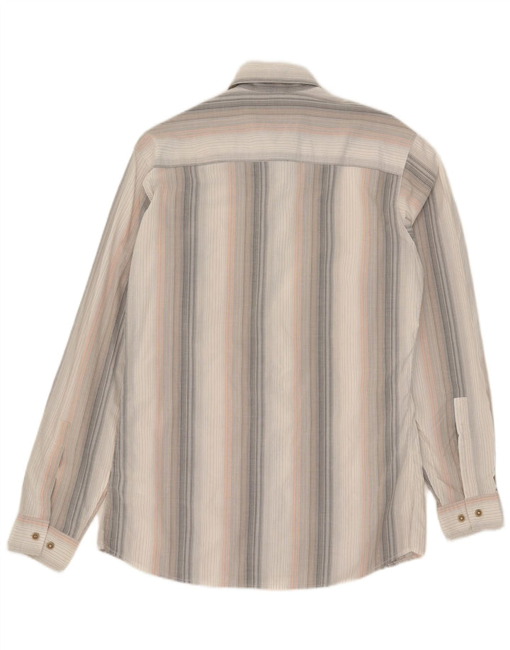 Chemise Homme Marlboro Classics Coton Rayé Blanc Moyen