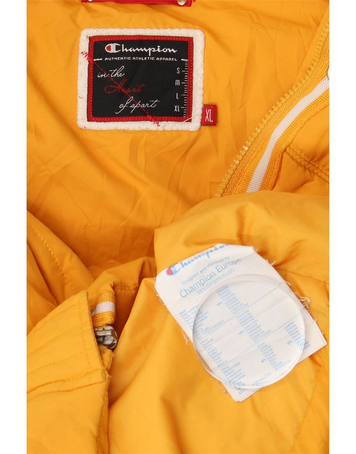 Champion Veste matelassée à capuche pour femme UK 18 XL Jaune Polyester