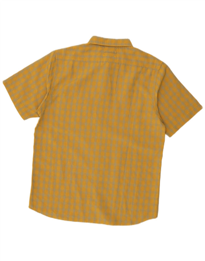 The North Face Chemise à manches courtes pour homme en modal à carreaux jaune moyen