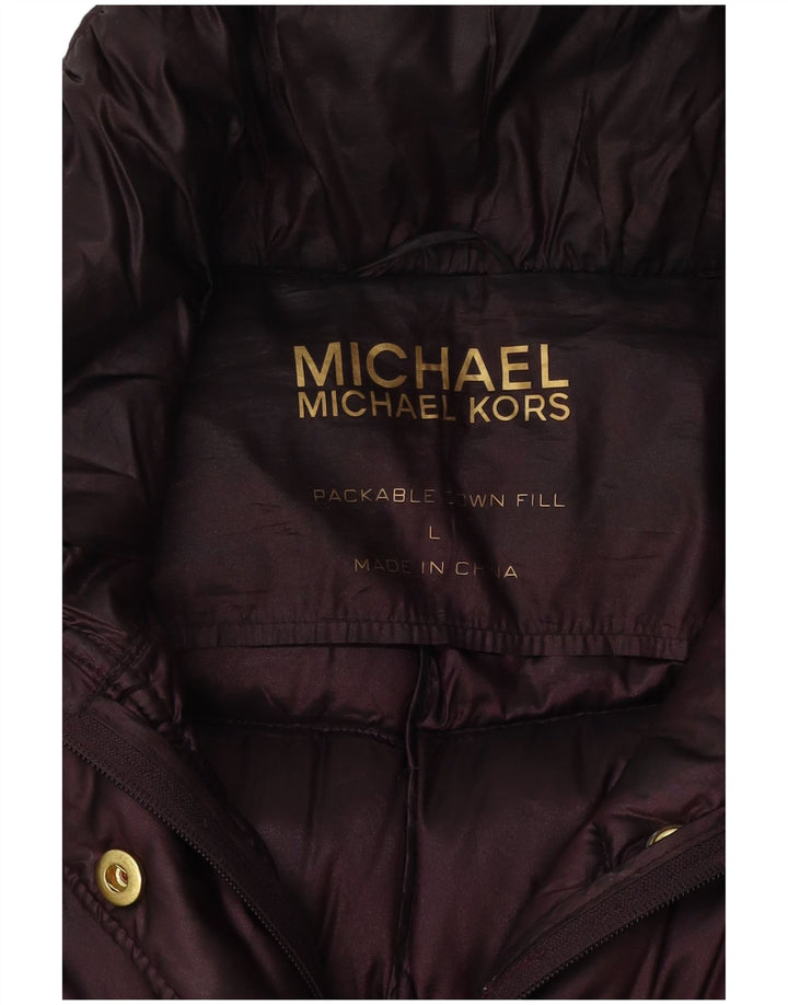 Michael Kors Manteau rembourré pour femme UK 16 Large Violet