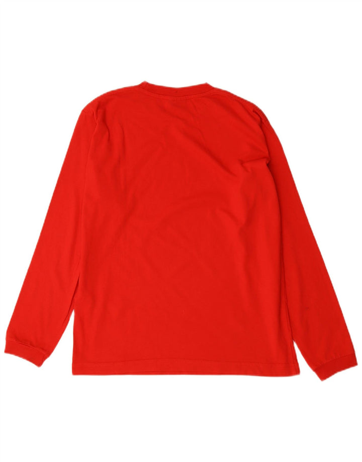 Champion Haut Garçon Manches Longues 11-12 ans Rouge Coton