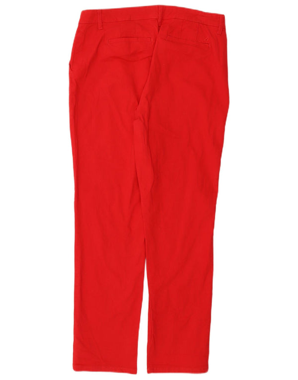 Nautica Pantalon Chino Slim Femme US 8 Medium W30 L28 Coton Rouge